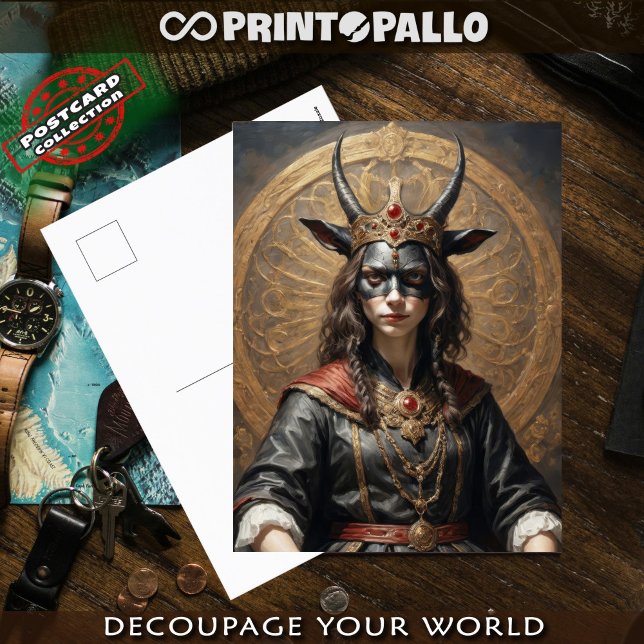 La reina del terror Succubus en la postal del tron (Subido por el creador)