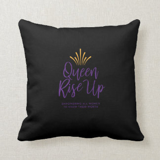 La reina se alza Cojín decorativo