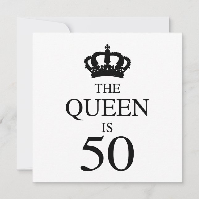 La Reina Tiene 50 Años (Anverso)