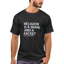 La religión es una trampa - camiseta oscura para