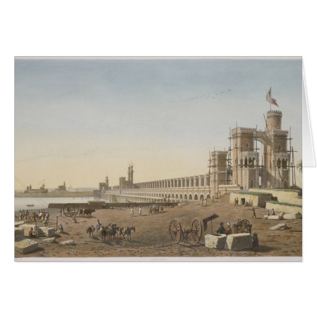 La represa del Nilo, el edificio de Asuán (Anverso (Horizontal))