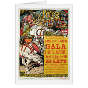 La reproducción de una publicidad de poster 'Fete