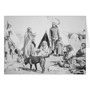 La reserva de Siux en el pino Ridge, Dakota del