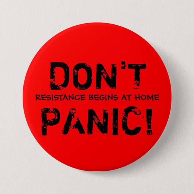 La resistencia comienza en casa el botón (Anverso)