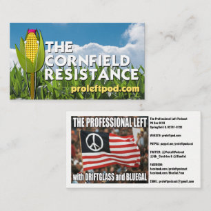 La resistencia del campo de maíz - tarjetas del