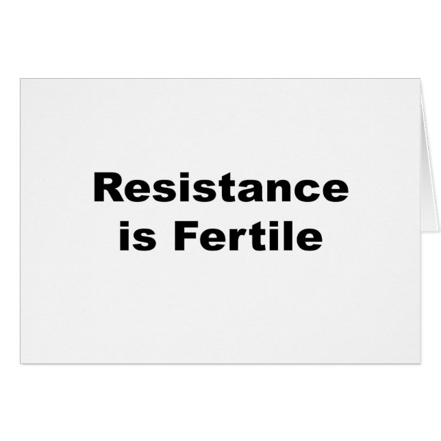 La resistencia es fértil (Anverso (Horizontal))