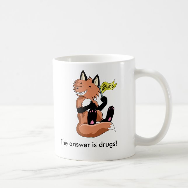 La respuesta es drogas - taza (Derecha)