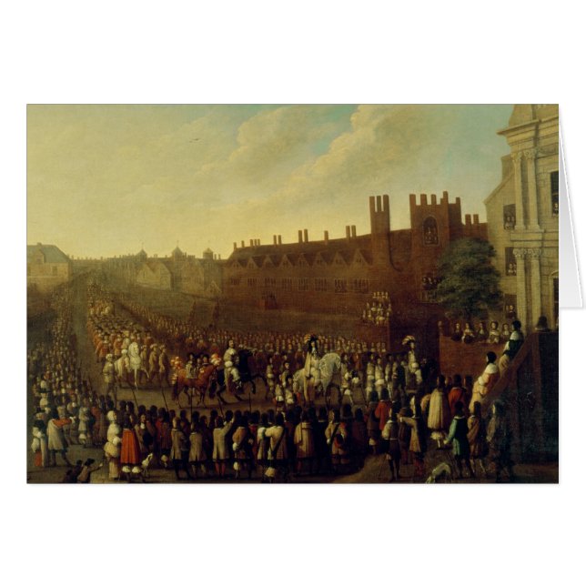 La restauración de Charles II en Whitehall (Anverso (Horizontal))
