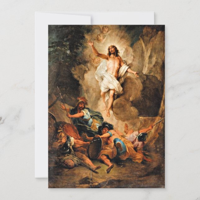 La resurrección de Cristo, la pintura del arte fin (Anverso)