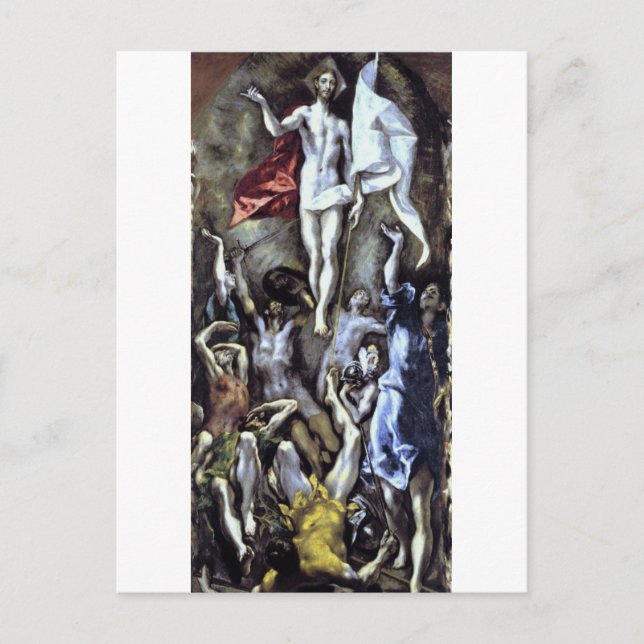 La resurrección de la postal de El Greco (Anverso)