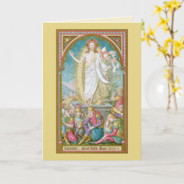 La resurrección de la tarjeta de Cristo Jesús (SAU