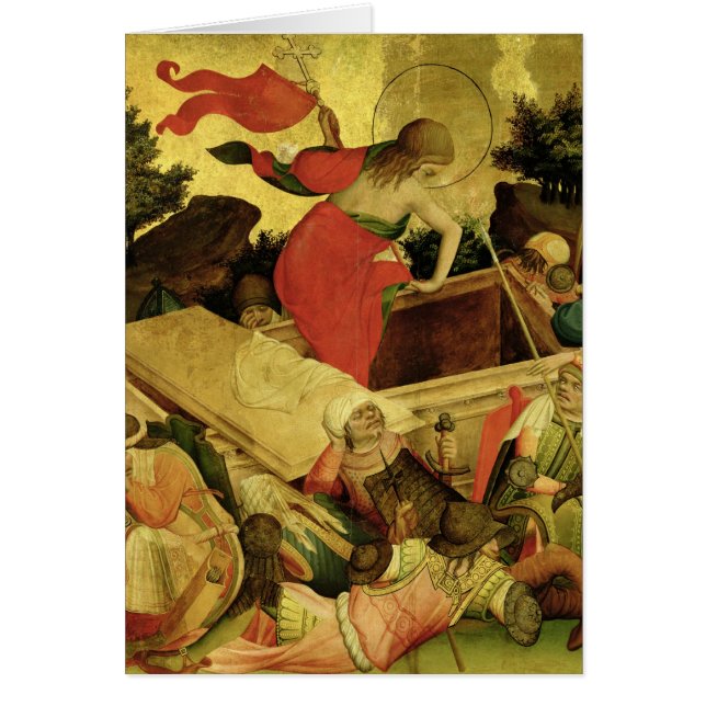 La resurrección, el panel del altar de St Thomas (Frente)