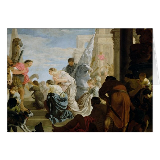 La reunión de Anthony y de Cleopatra, c.1645 (Anverso (Horizontal))