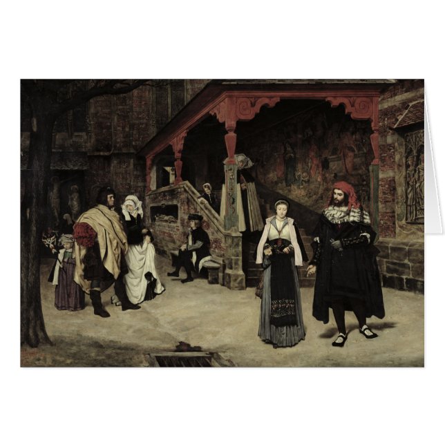 La reunión de Fausto y de la margarita, 1860 (Anverso (Horizontal))