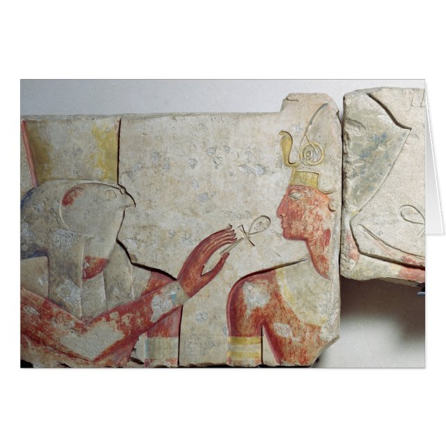 La reunión del Pharaoh y del Horus (Anverso (Horizontal))