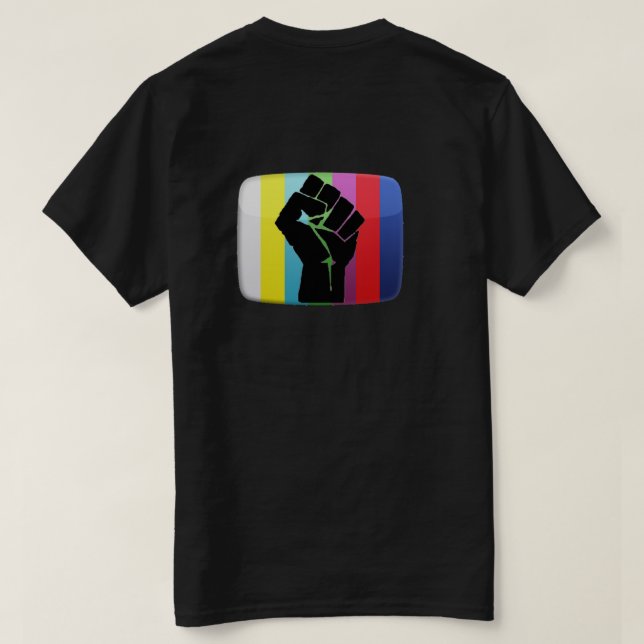 La revolución no será televisada - camiseta (Reverso del diseño)