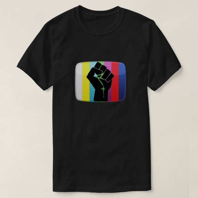 La revolución no será televisada - camiseta (Diseño del anverso)