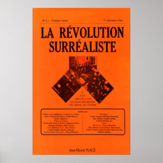 La Révolution Surréaliste 1924 IMPRESIÓN DE PÓSTER