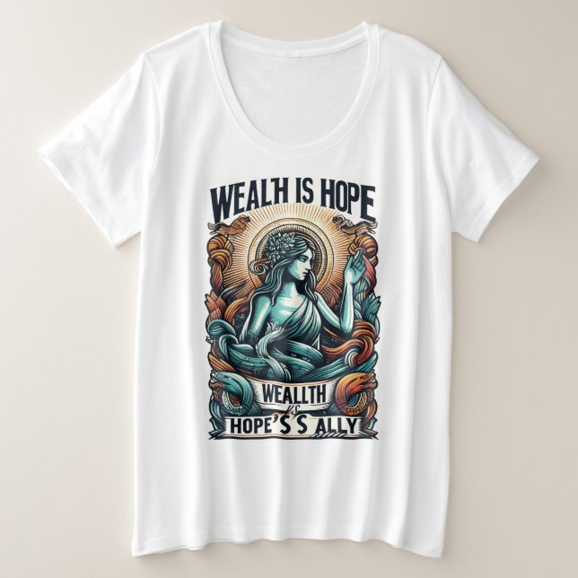 La riqueza es el aliado de la esperanza (Anverso del diseño)