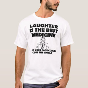 La risa es la mejor medicina Camiseta divertida pa