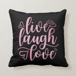 La risa viva inspiradora del amor cita el Cojín