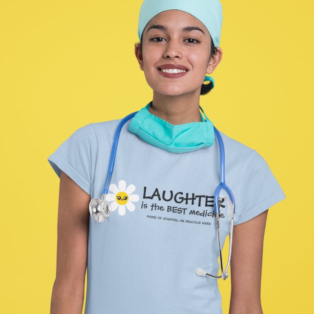 La Risas Es La Mejor Camiseta De Medicina (Cheer up your patients with these personalized, "Laughter is the best medicine" t-shirts! )