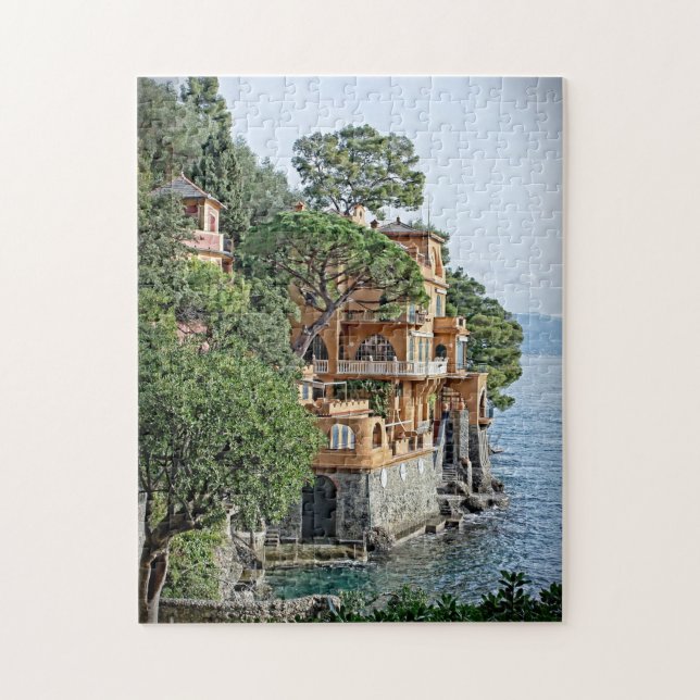 La Riviera - el Portofino italianos, rompecabezas (Vertical)
