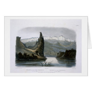 La roca de la ciudadela en el Missouri superior,