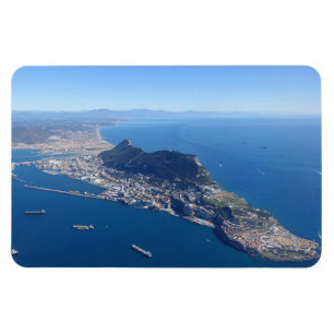 La roca del imán del refrigerador de Gibraltar