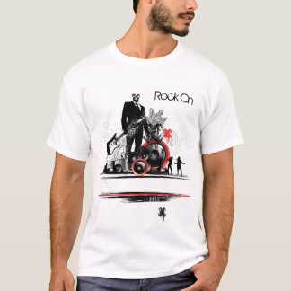 La roca en camiseta