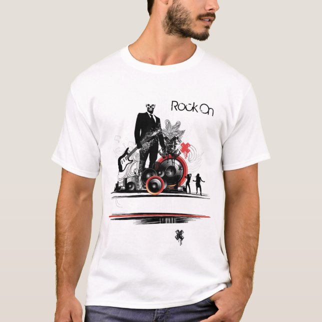 La roca en camiseta (Anverso)