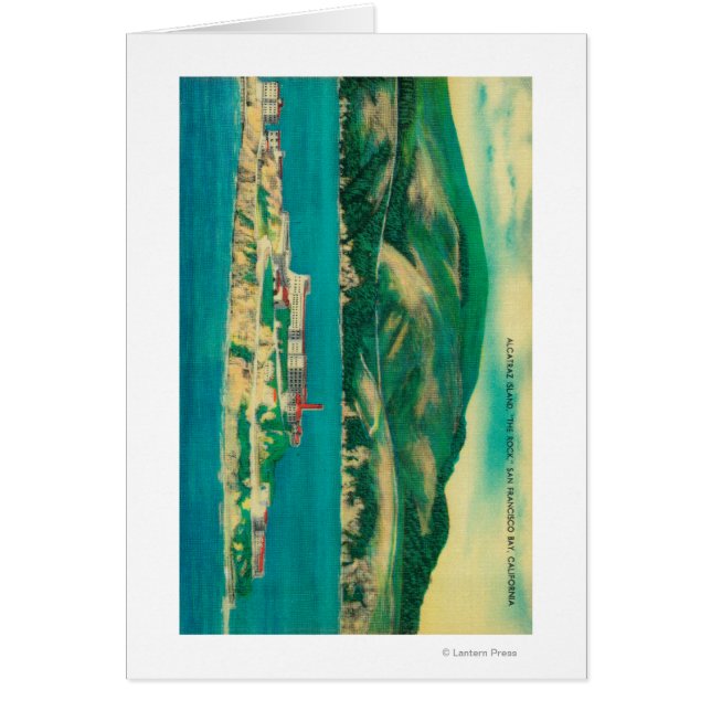 La roca, la isla de Alcatraz y San Francisco (Frente)