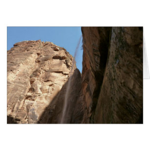 La roca llorona de Zion en el Parque Nacional Zion