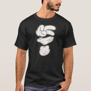 La roca, papel, Scissors la camiseta de los
