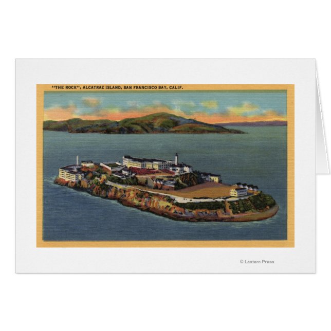 "La roca", vista de la isla de Alcatraz (Anverso (Horizontal))