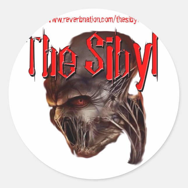 La ronda de Pegatinas de Sibyl (Anverso)