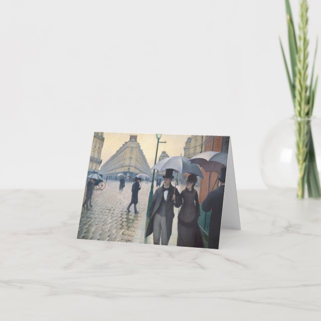 La ruda de París, temps de pluie de Caillebotte (Anverso)