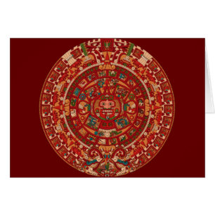 La rueda (azteca) maya del calendario