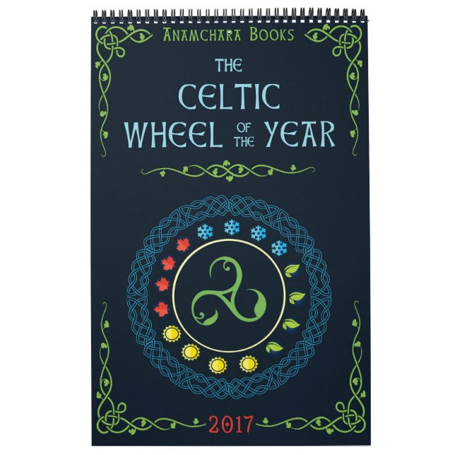 La rueda céltica del calendario del año 2017 (Tapa)
