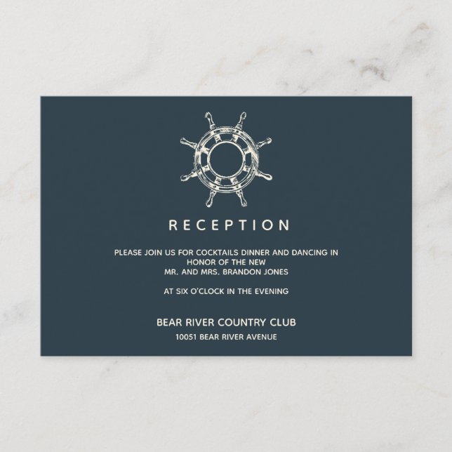 La rueda del barco | Alojamiento de la recepción d (Anverso)