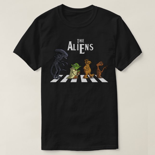 La ruta de la abadía de Alien parodia la camiseta  (Diseño del anverso)