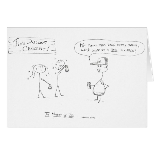 La sabiduría de Jim:  El descuento Crossfit de Jim (Anverso (Horizontal))