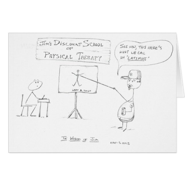 La sabiduría de Jim: Escuela de la terapia física (Anverso (Horizontal))