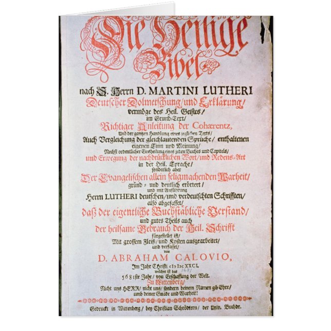 La Sagrada Biblia, vol. I., 1681 (Frente)