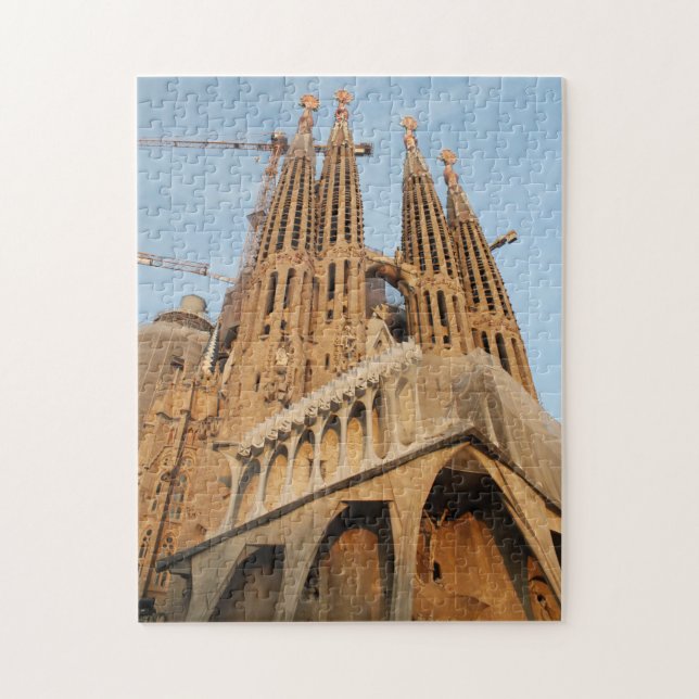 La Sagrada Familia, Barcelona rompecabezas de (Vertical)