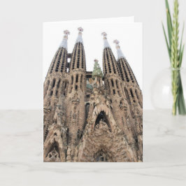 La Sagrada Familia - Barcelona - tarjeta de