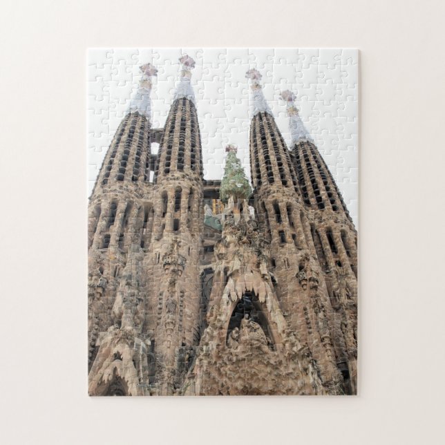 La Sagrada Familia - rompecabezas de Barcelona, (Vertical)