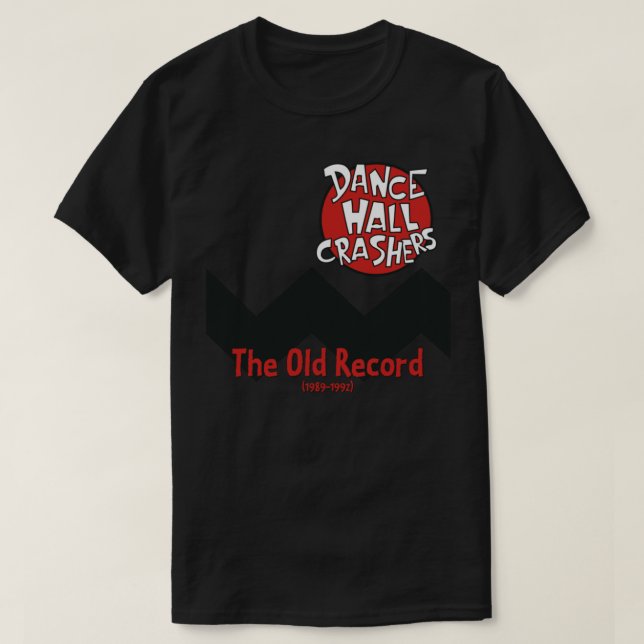 La Sala De Baile Aplastó La Camiseta De Los Antigu (Diseño del anverso)