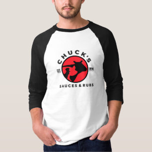 La salsa de la tirada y camiseta del béisbol de