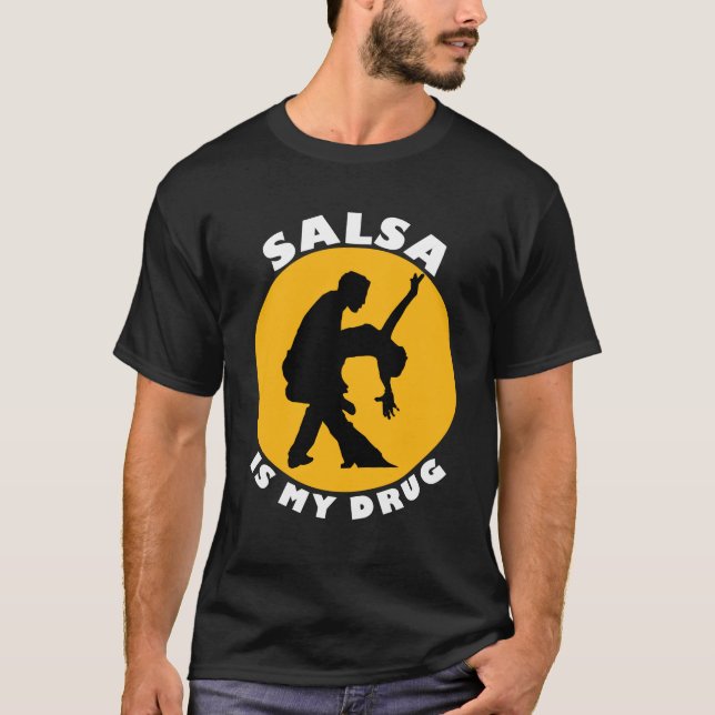 La salsa es mis camisetas de la droga, regalos de (Anverso)